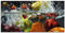 ARTland Wanddeko Glasbilder Wandbild Glas Bild einteilig 60x30 cm Querformat Früchte im Wasser Obst Frucht Cocktails Erdbeere Orange Limette Zitrone S7LQ