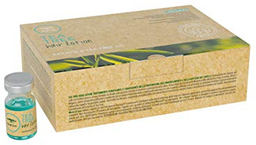 Paul Mitchell Tea Tree Hair Lotion Keravis & Tea Tree Oil - Haar-Lotion für mehr Volumen, Glanz und Feuchtigkeit, Pflege-Lotion wirkt gegen Haarbruch, 12 x 6 ml