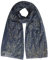 Lina & Lily Gold Glitter Damen Schal Hijab Wrap Multi Fuctional (Navy Blau)