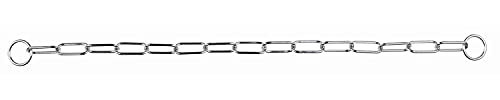 TRIXIE Chrome Long Link Choke Chain, 66 x 4 mm Thickness