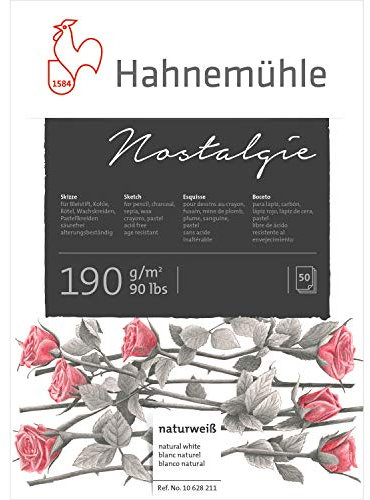 Skizzenblock Nostalgie 190g/m², DIN A5, 50Blatt