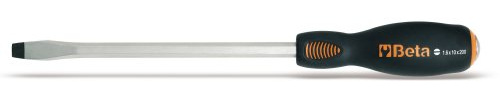 Beta 12410066 Model 1241 10X200 Screwdrivers with Steel Head for Slotted Head Screws, 10mm x 200mm