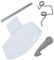 Indesit IWDE126UK IWME126UK Washing Machine White Door Handle Kit