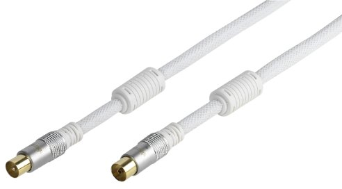 Vivanco PS L7110 15WS Abssorber Antennenkabel (Koaxstecker, Koaxkupplung, 1,5m, 110dB)