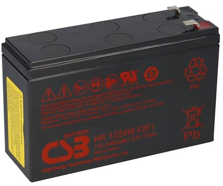 CSB Hochstrom Bleiakku HR1224WF2 12V 24W- 6Ah, 12V, Lead-Acid
