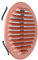 La Ventilazione GARTU125R Griglia Tonda Universale con Molle, Alluminio ramato, ø155 mm