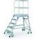 ZARGES Podesttreppe, einseitig 5 Stufen Z600