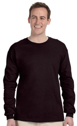 Gilda® men's t-shirt, Men, dark chocolate, Small