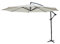 Alice's Garden - Parasol déporté Ø350cm - Hardelot - Coloris Écru. structure anthracite. manivelle anti-retour.