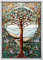 Buntglas-Panel - Der Baum des Lebens Buntglas-Fenster Behang - Kunst-Glas-Fensterbehandlungen