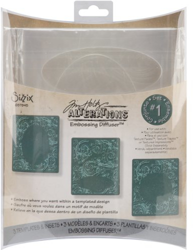 Sizzix Zubehör Präge Diffusor, 3er Packung, Mehrfarbig