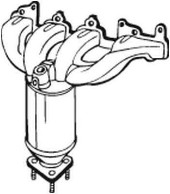 BOSAL Katalysator 090-559 | Kompatibel mit: OPEL ASTRA H, ASTRA H Caravan, ASTRA H GTC, ASTRA H Stufenheck, ASTRA H TwinTop, SIGNUM CC, VECTRA C