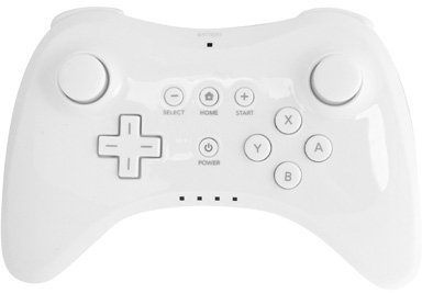 SM-PC® Für Nintendo Wii U Pro kompatibler Controller Game Pad Gamepad weiss #005