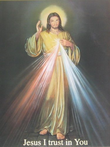 OWCS Poster Divine Mercy, 33 x 43,2 cm, hergestellt in Italien