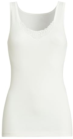 Susa Damen Thermounterwäsche - Oberteil Angora Hemd s8010800, Einfarbig, Gr. 48 (Herstellergröße: XL), Weiß (wollWeiß s112)