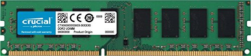 Crucial CT102464BD186D Memoria da 8 GB (DDR3L, 1866 MT/s, PC3L-14900, DIMM, 240-Pin)