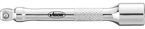 VIGOR Schwenkbare Verlängerung, V4312, 1/4″, 1/4″, 75 mm | Antrieb 1/4 Zoll (6,3 mm) Vierkant hohl, Abtrieb 1/4 Zoll (6,3 mm) Vierkant massiv, Länge l2 75 mm, 33 g, 75 mm , 1/4″ , 1/4″