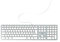 Mobility Lab USB Clavier français AZERTY filaire pour Mac – blanc et argenté