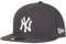 New Era New York Yankees MLB Basic Gray 59Fifty Basecap - 7 7/8-63cm (XXL)