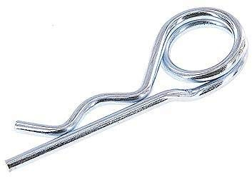 Federstecker, doppelt, 5,00mm, für Welle 18-30mm Stahl verzinkt