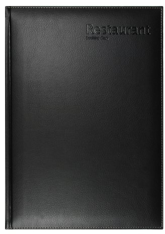 Castelli U07/24–388 A4 schwarzer Buchungskalender für Restaurant