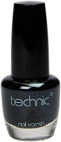 Technic Nail Varnish Polish - JET BLACK 15ml