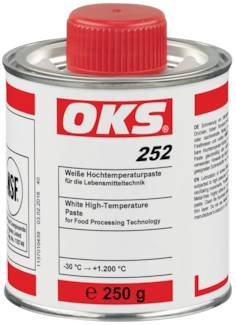 OKS 252 Weiße Hochtemperaturpaste, 250 g Pinseldose - MASCHINENSCHMIERSTOFFE - OKS