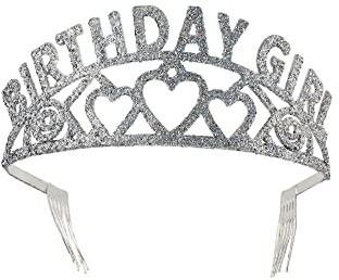 Forum Novelties BA1757 Tiara, Black, One Size