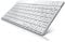 CSL - Ultra Slim Bluetooth Tastatur Aluminium-Gehäuse - Bluetooth Wireless - Deutsches Layout - Layout optimiert für Apple Produkte - Anwendung auch für PC und Android Geräte