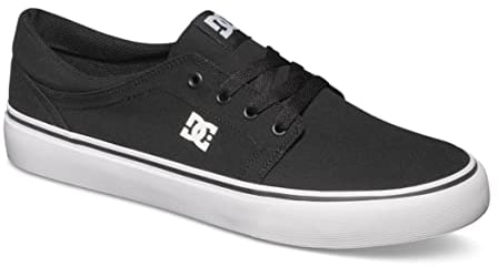DC Shoes Herren TRASE TX Low-Top, Schwarz (Black/White BKW), 46.5