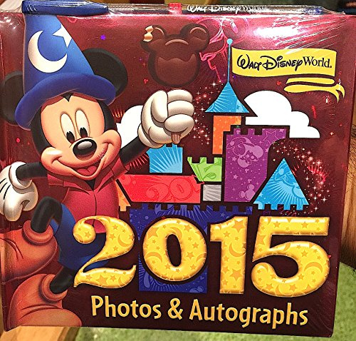 Walt Disney World 2015 Photo Album Autograph Book with Pen
