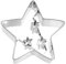 Birkmann Tagliabiscotti Stella di Natale, Acciaio Inossidabile, Argento, 6.5 x 6.5 x 2 cm