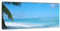wandmotiv24 Leinwandbild Panorama Nr. 13 Karibik 100x40cm, Keilrahmenbild, Bild auf Leinwand, Kunstdruck Südsee Urlaub Strand Meer