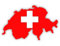 Auto Aufkleber, Car Sticker Schweiz Switzerland. Konturgeschnitten. (ca. 11x9 cm)