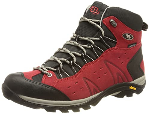 Brütting Mount Bona High, Chaussures de Randonnée Hautes Femme, Rouge, 38 EU