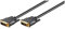 Goobay 69210 Câble DVI-I FullHD Dual Link, Doré, 3m Longueur