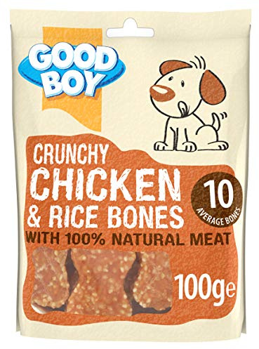 Good Boy Crunchy Chicken & Rice Bones, 100g