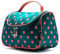 Yeiotsy Travel Cosmetic Bag – Polka Dots Makeup Travel Organizer, Hanging Toiletry Bag for Women (Lake Blue)