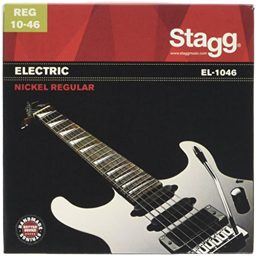 Stagg EL-1046 - Juego de cuerdas para guitarra eléctrica de níquel