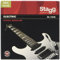 Stagg EL-1046 - Juego de cuerdas para guitarra eléctrica de níquel
