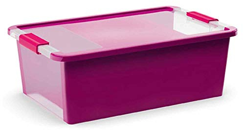 Kis 8453000 0129 01 Aufbewahrungsbox, Kunststoff, Violett/durchsichtig, 26 L