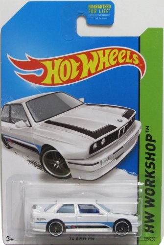 Hot Wheels '92 BMW M3 - Weiß, Maßstab 1:24, Metall, Kind, Auto, Modellauto, Kinder
