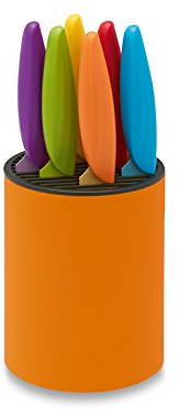 Ausonia 96435 Bloc Couteaux Colorés Orange