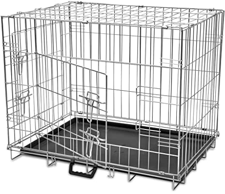 vidaXL Hundekäfig Faltbar M Drahtkäfig Hundebox Transportbox Transportkäfig