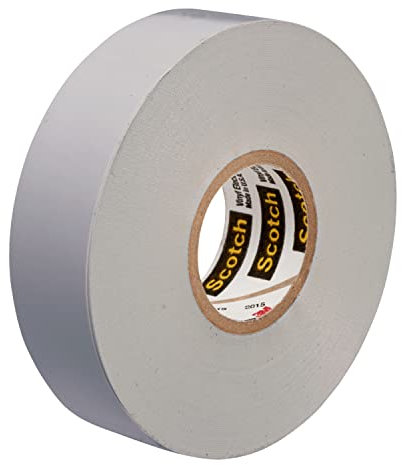 3M 80611211626 35 Scotch Elektro Isolierband, Vinyl, 19 mm x 20 m, Grau