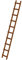 Günzburger Steigtechnik MUNK 33120 Holz Dachleiter Braun 5.8kg