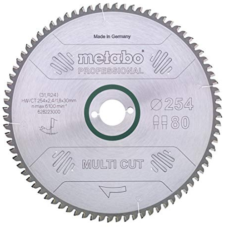 Metabo Kreissägeblatt HW/CT 216 x 30, 64FZ/TZ 10 Grad, 628063000