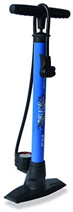 XLC Unisex – Erwachsene Luftpumpe und Standpumpe Delta PU-S04, Blau, One Size
