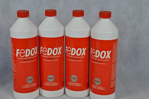 Fertan Fedox 4 Flaschen a 1 Liter Entroster Konzentrat (a 1000 ML) Entrosten Tank usw.