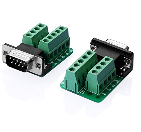 SIENOC RS232 D-SUB DB9 Stecker zum Klemmenanschluss Signalmodul